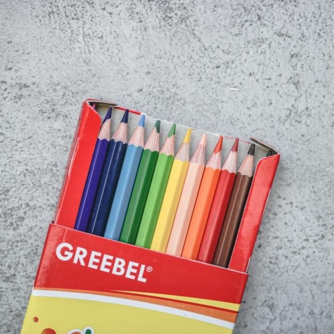 

Pensil Warna Greebel 12 Warna / Classic Colour Pencils