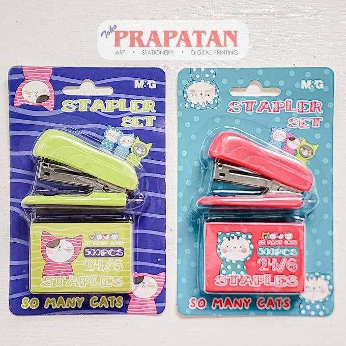 

M&G So Many Cats Stapler Set ABS916 | Jepretan