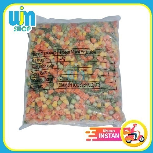 

Mixed Vegetable 4 Ways 1kg Corn, Carrot, Beans & Green Peas