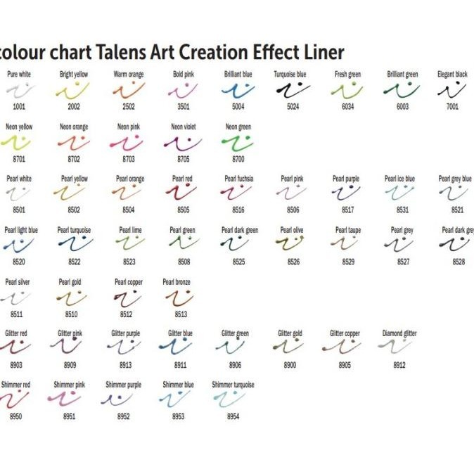 

Talens Art Creation Effect Liner 28ml PART 2