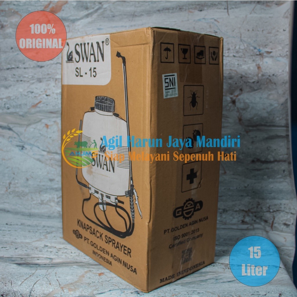 Alat Semprot/Sprayer SWAN SL-15 Tangki Plastik Manual Cocok Untuk Menyemprot Hama
