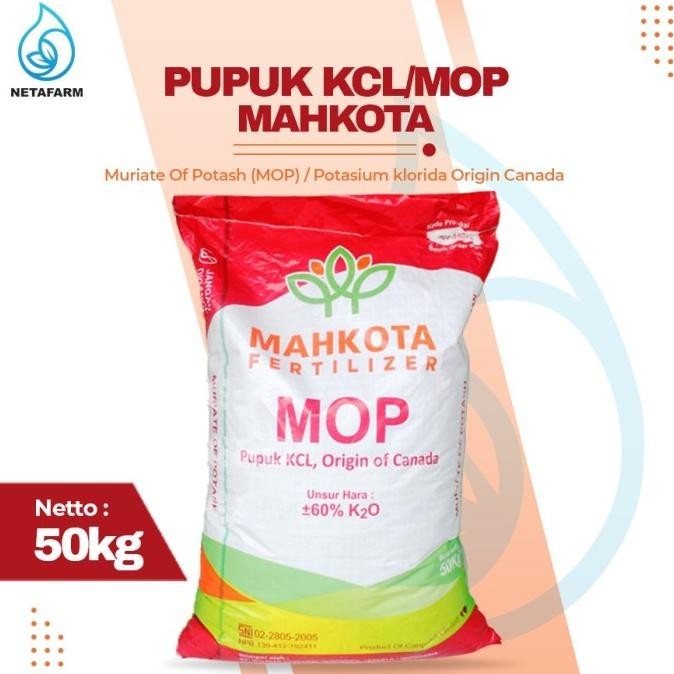 TERMURAH - Pupuk KCL MOP Mahkota - 50kg