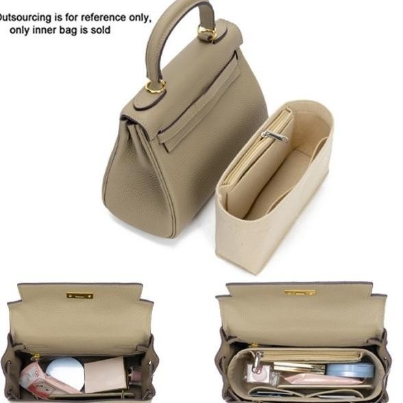 Felt Bag organizer for kellie / insert bag