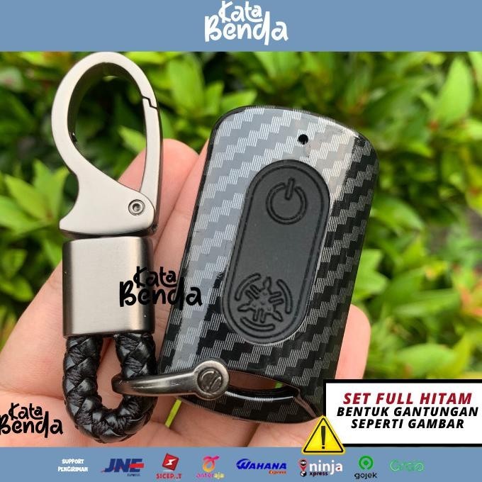 Cover Remote Carbon Yamaha Nmax Aerox Connected Kunci Xmax Keyless