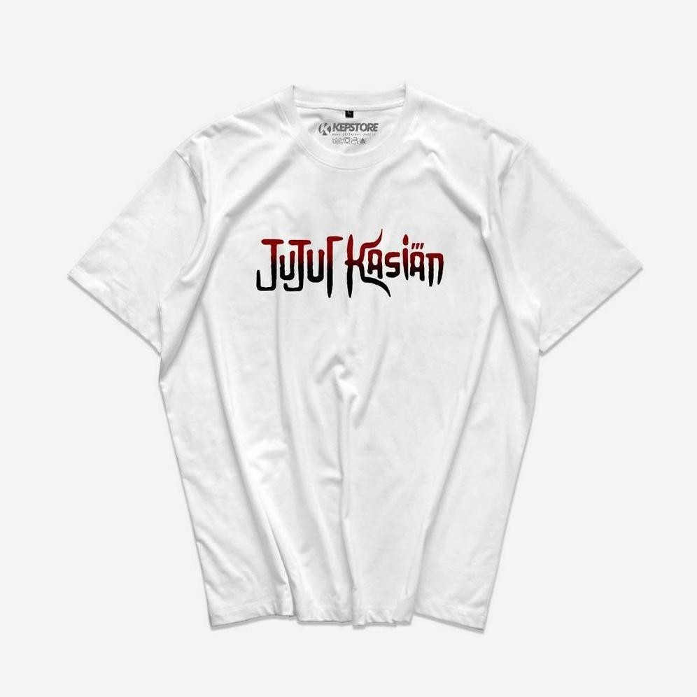 Limited Kaos Jujur Kasian Jujutsu Kaisen Anime Plesetan Baju Kata Kata Tshirt Combed 24S