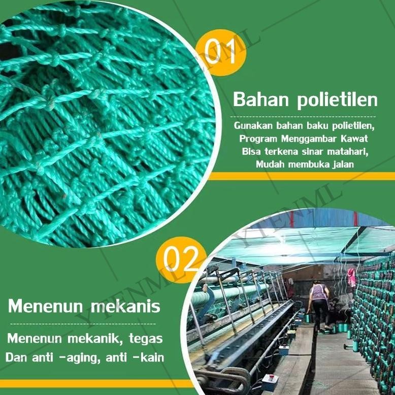 Special Promo Tali Nilon Terkuat Jaring Ayam Jaring Pagar Ayam Jaring Pagar Tanaman Lebar 2,5 Meter 