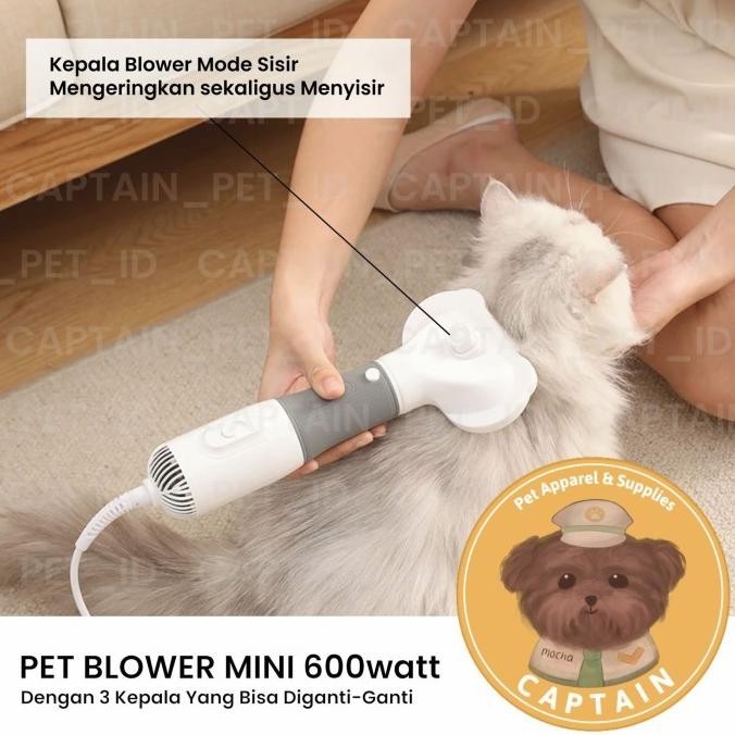 Pet Blower 600 Watt Pengering Bulu Mandi Grooming Anjing Kucing