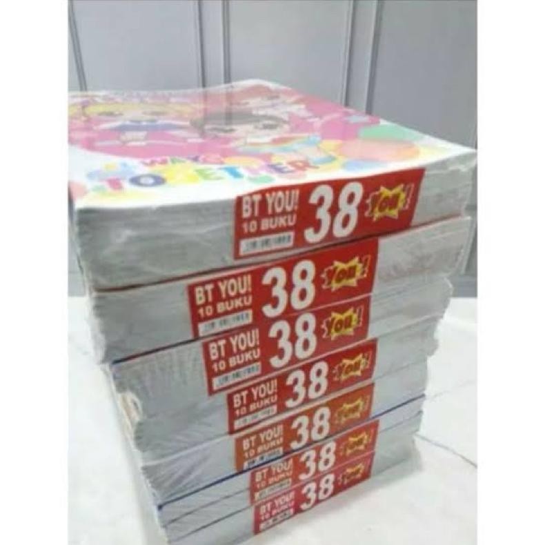 

H-4 Buku Tulis Okey 38 - Cover Polos (10Buku/Pack) Murah