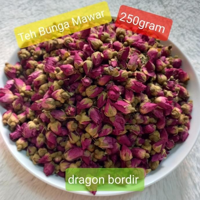 

Teh Bunga Mawar Kering 250Gr/ Dried Rose Buds Flower Tea Gemita.Shopstore