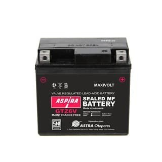 Aki Motor Honda Vario 125 - 150 Aspira Gs Astra Gtz6V Original