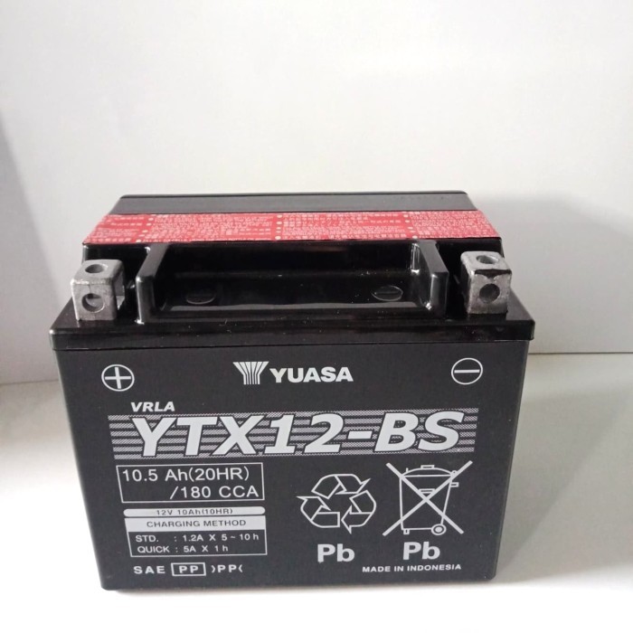 Yuasa Aki Motor Ytx12-Bs Mf 12V 10Ah