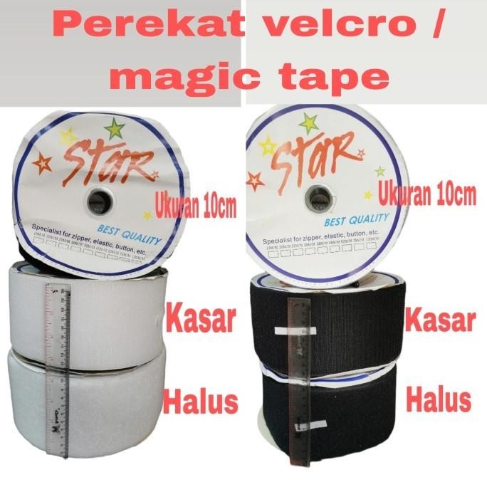 

Perekat Velcro 10Cm / Magic Tape 4 Inch / 20Yard Pambud.Outlts