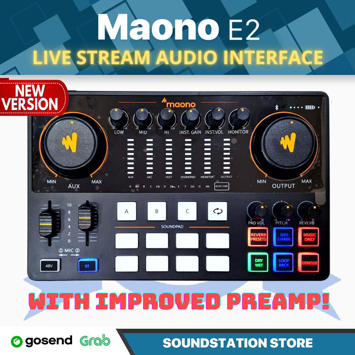 

Maono AME2 Maonocaster E2 Portable Live Streaming & Podcast ConsoleUSB