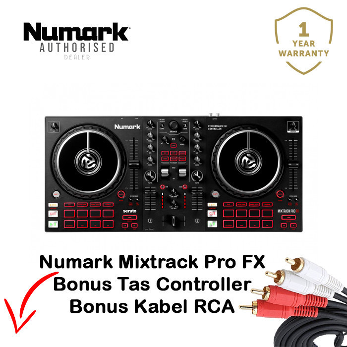 

Numark Mixtrack Pro FX - 2 Deck DJ Controller with Effects Paddles