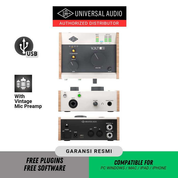 

Universal Audio Volt 176 1-in/2-out USB 2.0 Audio Interface