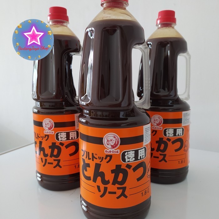 

Terlaris BullDog TONKATSU Sauce 1.8L / Saus Katsu OKONOMIYAKI Takoyaki 1.8L SALE