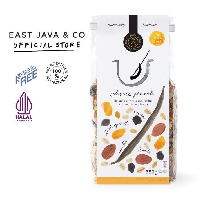 

Terlaris East Java & Co Classic Granola - 350g SALE
