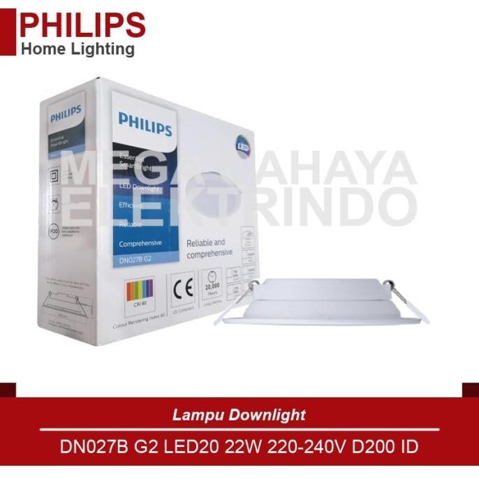 HARGA DISC - PHILIPS LED Downlight DN027B G2 LED20 - 22W - 8 Inch
