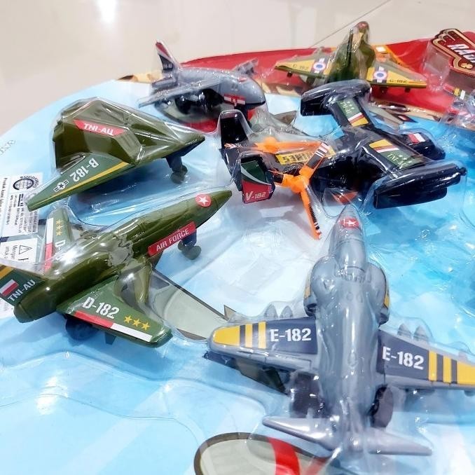 Diecast Pesawat Jet Tempur F-16 - Miniatur Jet F16 - Replika Mainan Tokonisaya