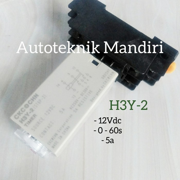 H3Y-2 Delay Timer Relay 12Vdc