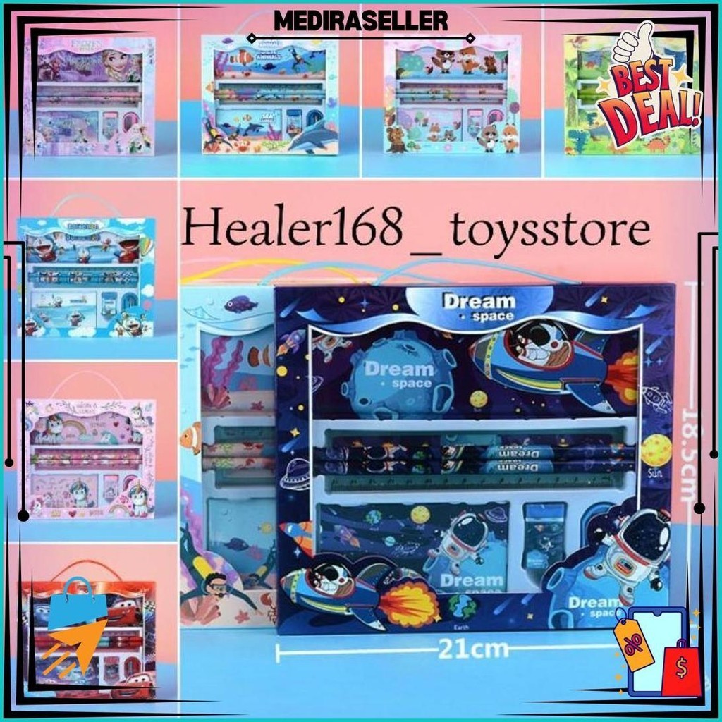 

Stationary Set Karakter 7In1 / Alat Tulis Set Karakter 7In1 Cod
