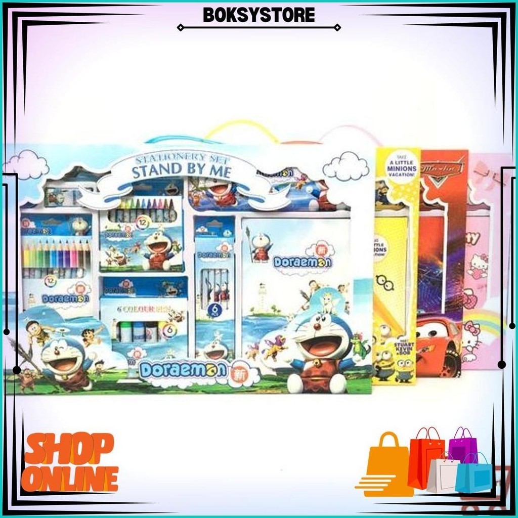 

Paket Alat Tulis Anak Stationery Set Sekolah Karakter Spiderman Frozen Unicorn Mcqueen Cars Souvenir Goodie Bag Gift Kado Anak Best Seller
