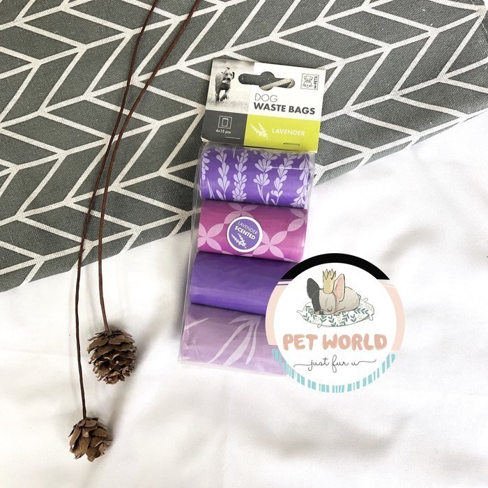 M-Pets Disposable Poo Bag - Pet Dog Poop Waste Plastic Dispenser Tj