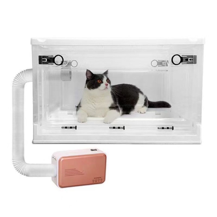 Pet Dryer Box Kandang Kucing Anjing Pet Drying Box Lipat Pengering