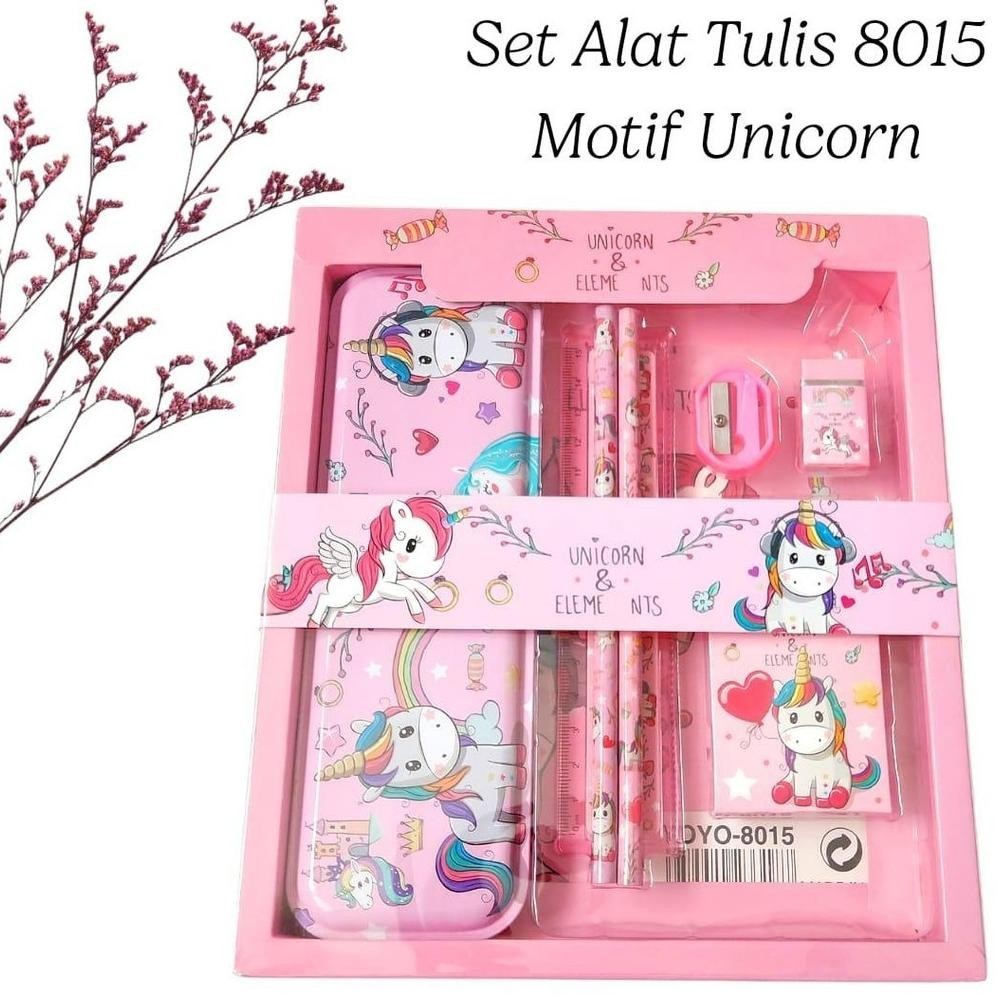 

Am67 8015 Paket alat Tulis + kotakpensil / Souvenir Ulang Tahun ATK Set Anak karakter Murah