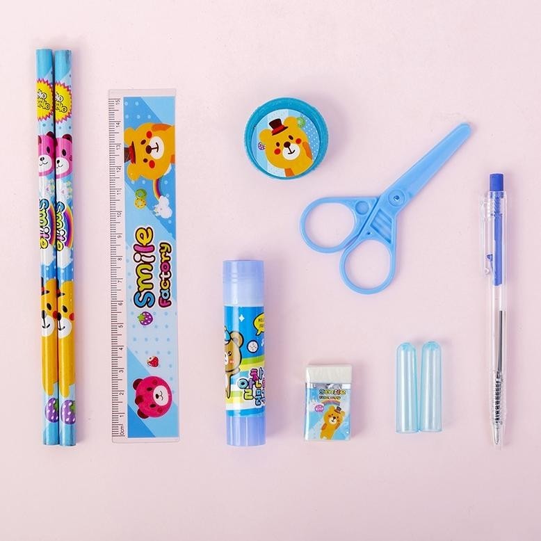 

Pensil Set 9In1 Karakter Lucu / Paket Lengkap Alat Tulis Tutup Pensil Pulpen Penghapus Penggaris Rautan Lem Gunting Kertas Gambar Kartun Imut / Mini Stationery Character 9 Pcs Atk Perlengkapan Menulis Anak Sekolah Hadiah Kado Ulang Tahun Souvenir Sd Paud