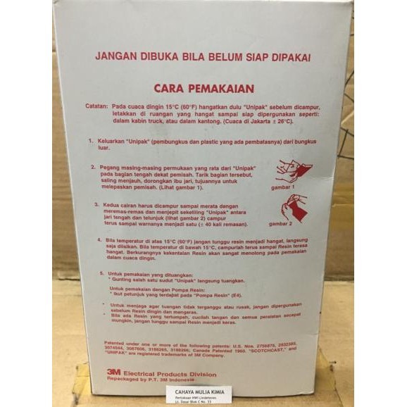 Scotchcast resin 3m type c/resin 3m tipe c