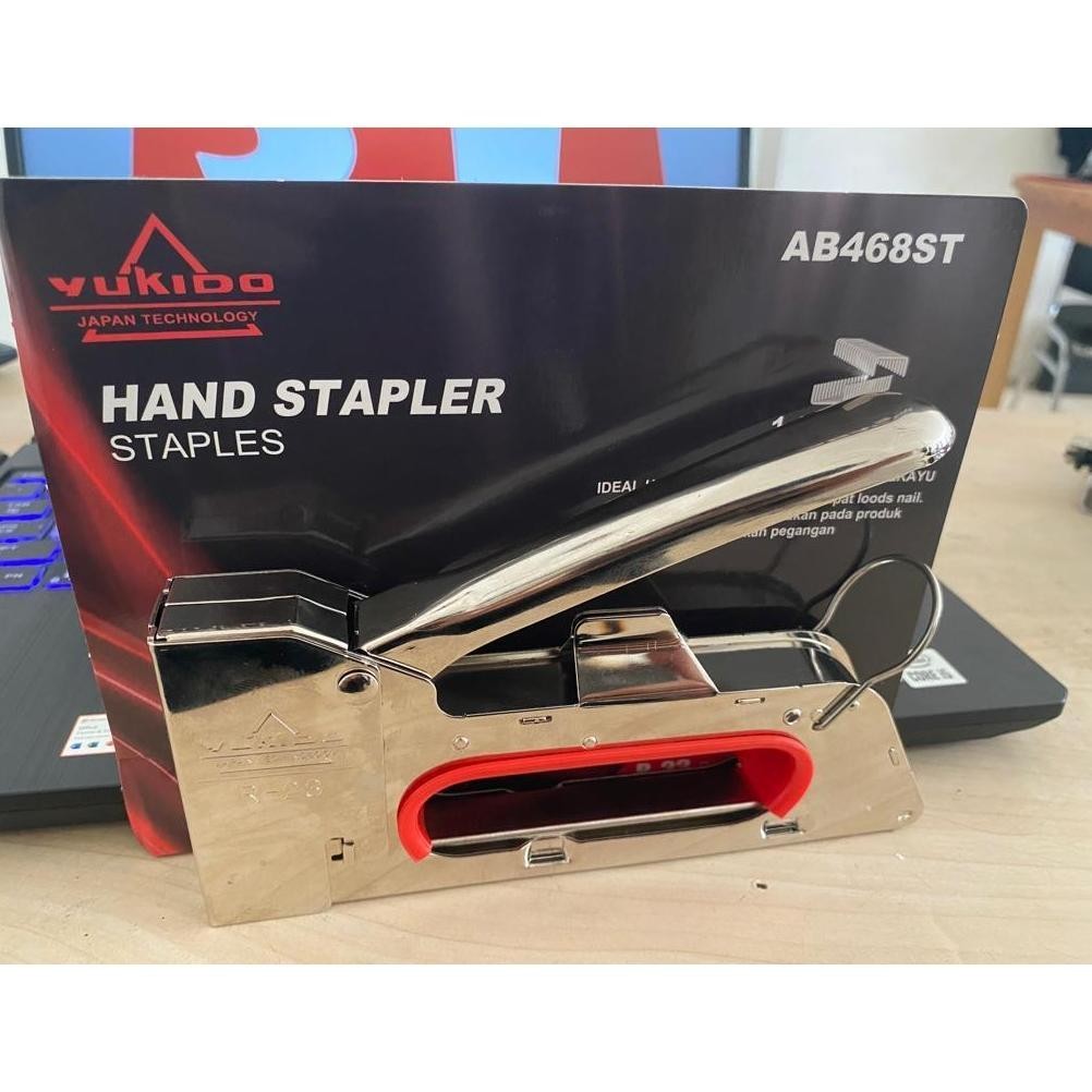 

Staples Tembak R23 Paket + Isi 5000Pcs Gun Tacker Stapler Staples Perekat Powerfull Yukido Cod