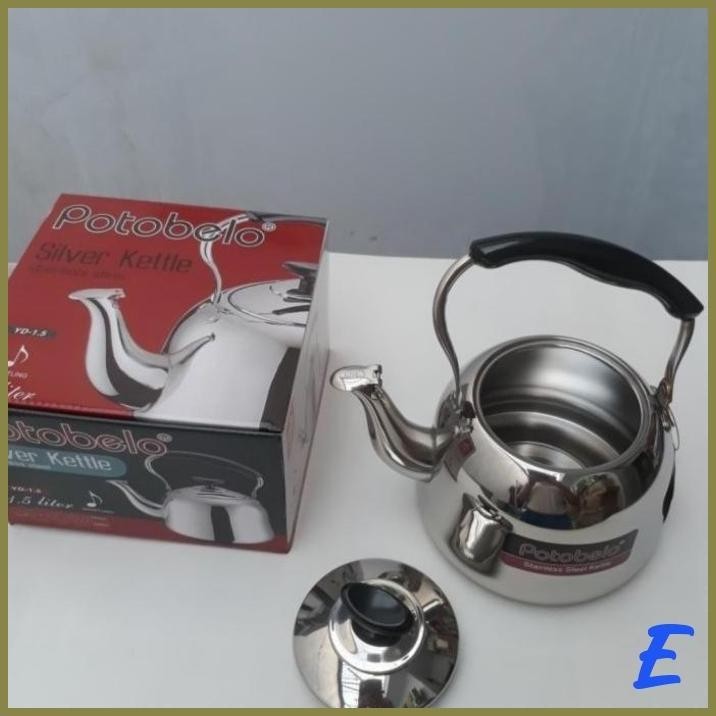 | BLG | POTOBELO TEKO SIUL YD1,5 KETTLE STAINLESS STEEL KETEL SIUL 1,5LITER
