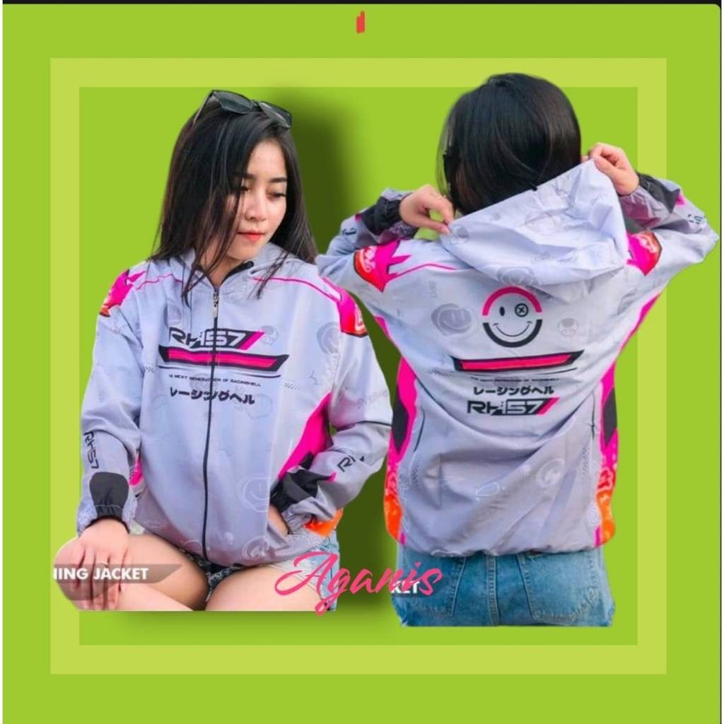 [Bahan halus dan Nyaman] JAKET RACING HELL/JAKET RH57 TERBARU/JAKET RACING JUMBO M- XXL