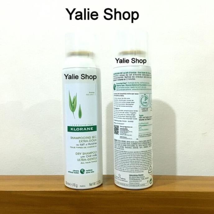 KLORANE Dry Shampoo 150ml Nettle Oil Control Oat Milk Ultra Gentle LS01