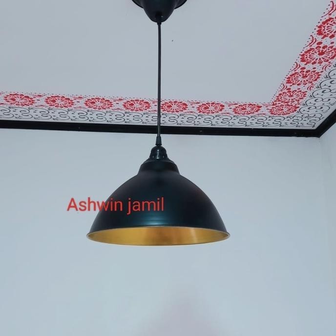 kap lampu gantung industri kilap ,