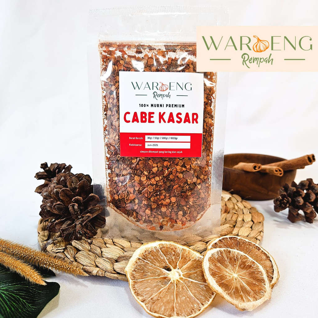 

Cabe Bubuk Kasar / Chili Flakes / Waroeng Rempah Murah