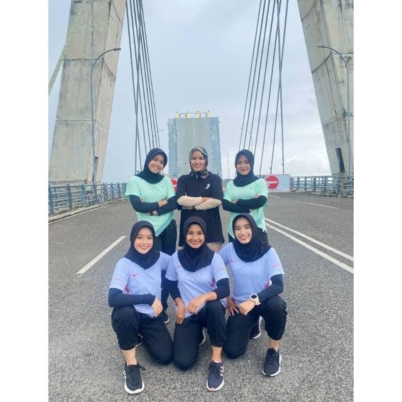 Pakaian Atasan Jersey Jersy Jersi Sport Baju Kaos Olahraga Senam Aerobic Erobik Gym Bola Volly Voli 