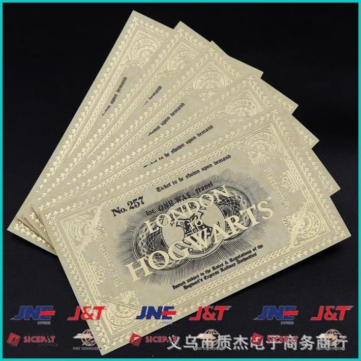 

BISMILLAH HPTB TICKET BUS HARRY TIKET BIS PLATFOM 93/4 LONDON HOGWARTS BOOKMARK PEMBATAS BUKU KARTU E.COS DP30