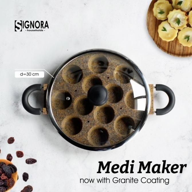 Medi Maker Signora Cetakan Bikang Bika Ambon Apem Kue Lumpur