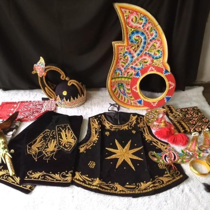 Kostum Wayang Gatot Kaca Set Lengkap Size Anak