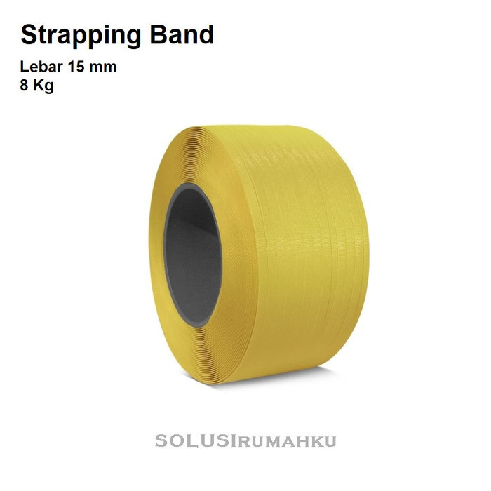 

Strapping Band Lebar 15 Mm Berat 8 Kg / Tali Plastik Packing Barang