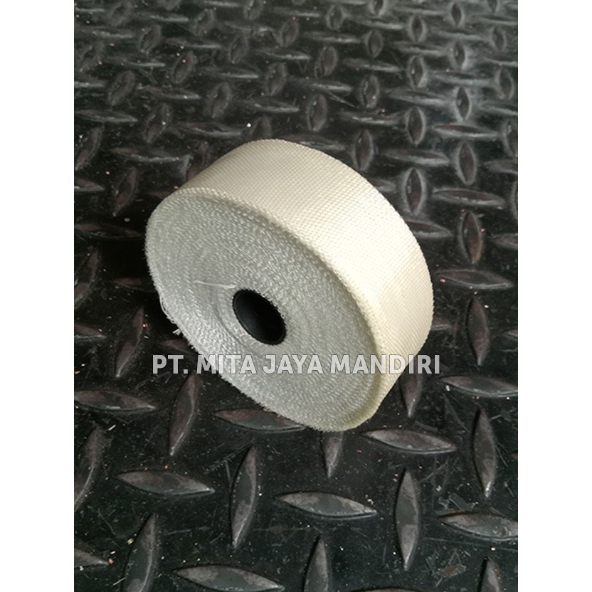 

Pita Fiber Glass Cloth Tape Lakban Isolasi Anti Panas - 1Inch (25 Mm)