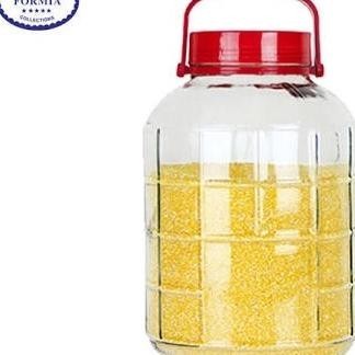 [Ready Stock] Toples Kaca Besar 20 Liter/Toples Kerupuk Dll/Toples Kaca 20 Liter