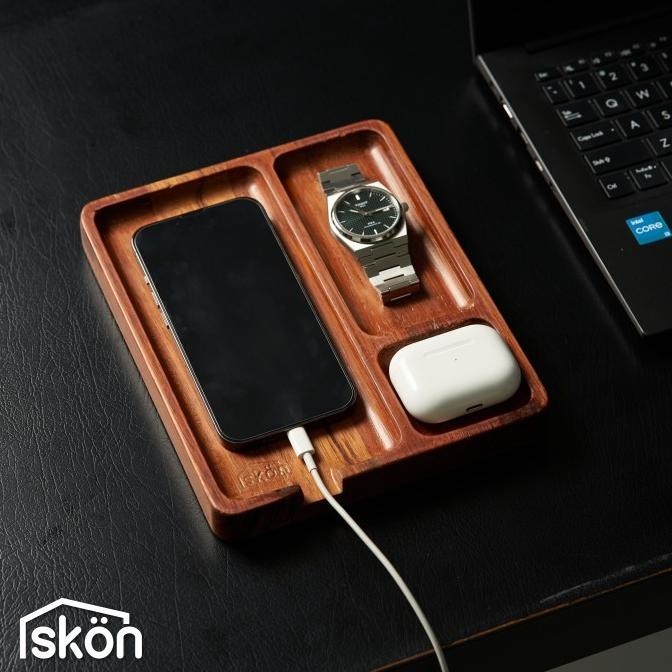 

TERMURAH - Catchall Tray Premium Wood SKN | Desk Organizer