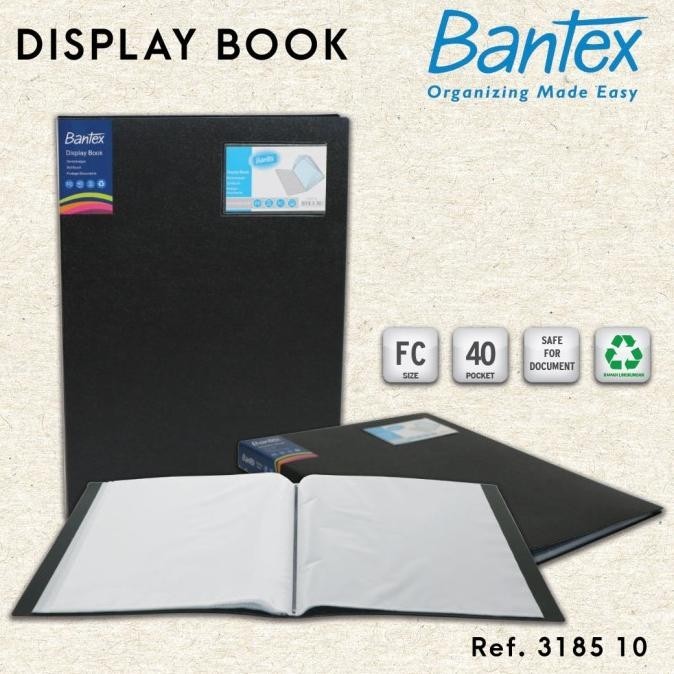 

DISPLAY BOOK BANTEX PP DISPLAY BOOK FC 40 POCKETS 3185