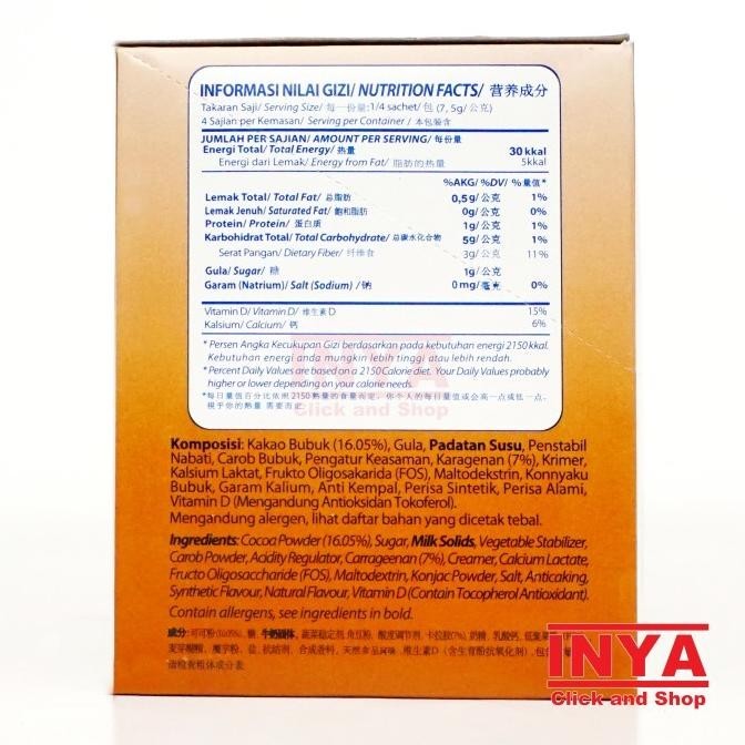 

Nutrijell Jelly Powder Chocolate 12x30gr Box - Jeli Serbuk Instan