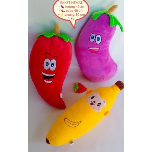 Boneka Bantal // Boneka Buah boneka sayur
