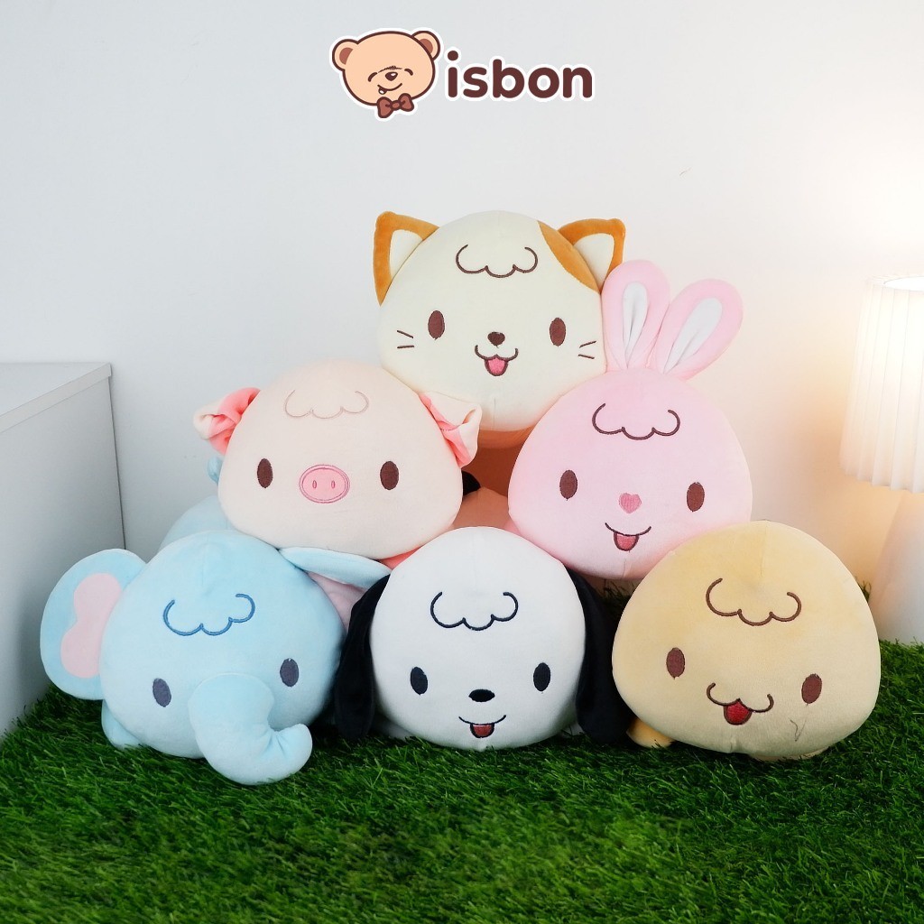 Boneka Bantal // ISTANA BONEKA Hewan Tidur Ly Good Love Gajah Kucing Kelinci Anjing Kura Empuk Dan