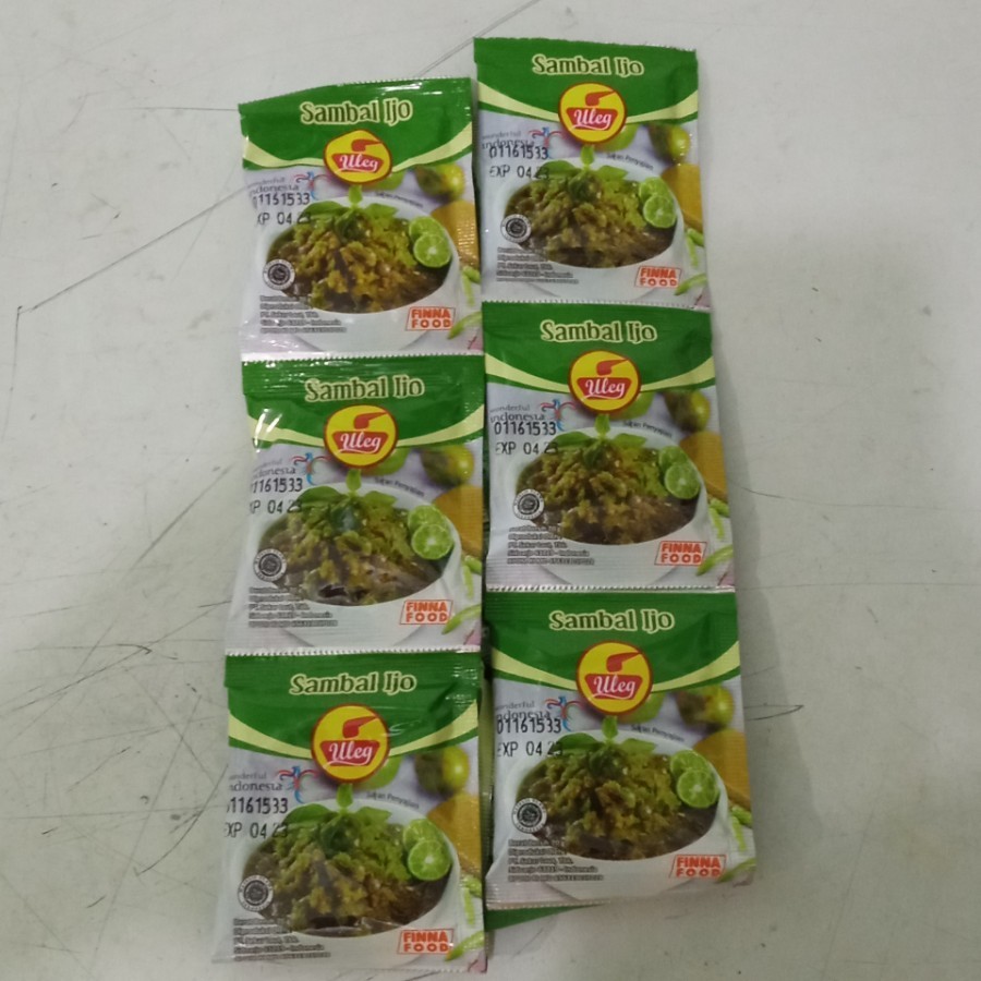 

Sambel uleg sambel ijo sachet